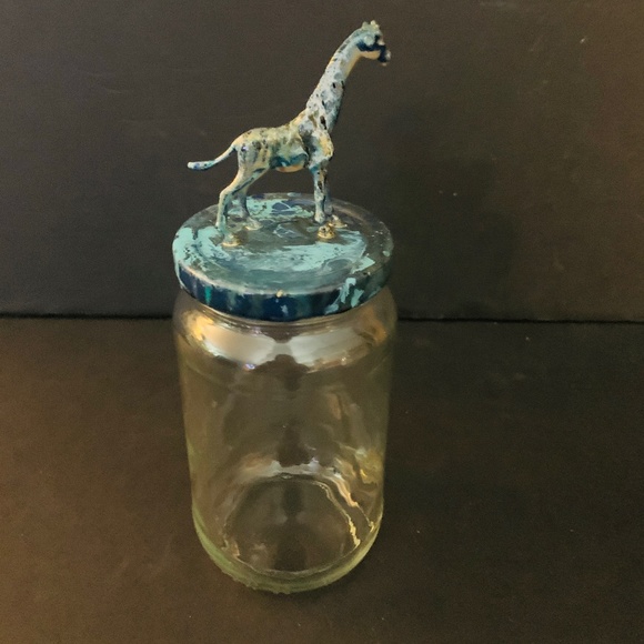 Set of 3 Animal Themed Glass Jars With Lids - Picture 4 of 10